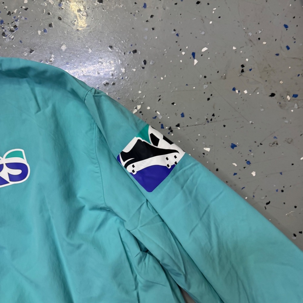 Adidas Seattle Sounders FC 88 OG Anthem Jacket Teal Blue JM5026 Mens Large NWT - Picture 4 of 7